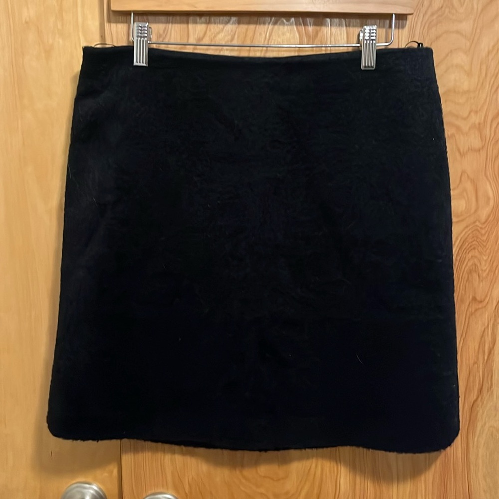Maje Alpaca Blend Textured Skirt